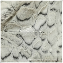 100% Polyester Soft PV Plush Fur with Discharge